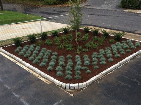 Commercial Parking Lot Remodel - Before & After - Hattoy's Nursery, Landscaping & Garden Center ...