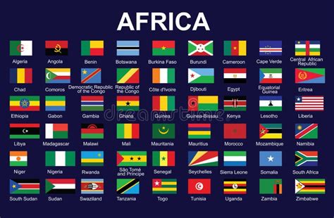 Flags Of Africa Royalty Free Stock Image - Image: 27668966