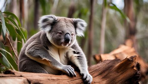 How is habitat loss impacting wild koala populations?