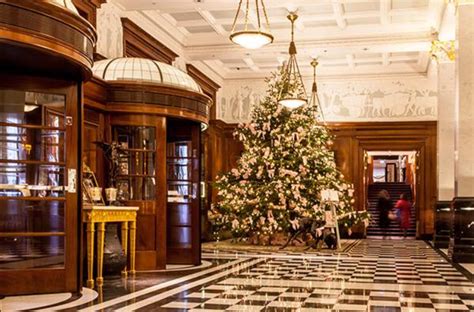 Christmas at the Savoy Lobby in London | Luxury christmas decor ...