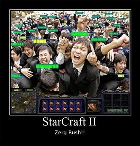 StarCraft II Zerg Rush!! | Starcraft, World of warcraft, Giochi