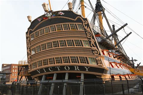 Visitors See National Treasure in New Light as HMS Victory’s Lower Mast Removed Temporarily for ...