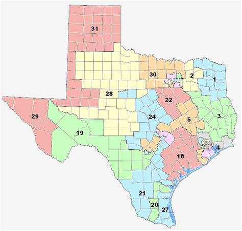 Senate Redistricting Chops Up Travis County: Austin split four ways in ...