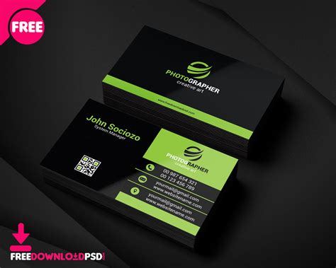 New Green Business Card | FreedownloadPSD.com