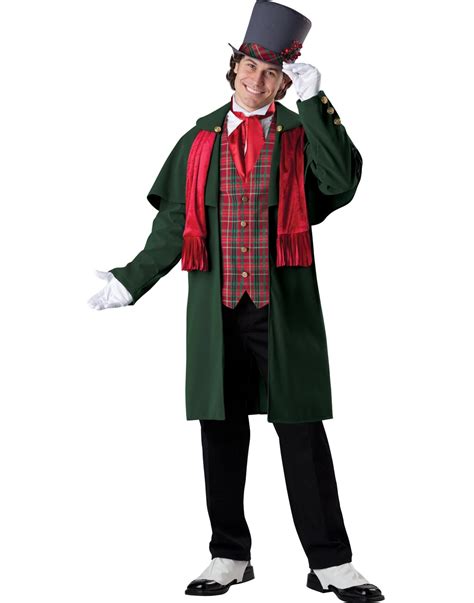 Yuletide Gent Victorian Carol Singer Mens Christmas Costume-M - Walmart.com