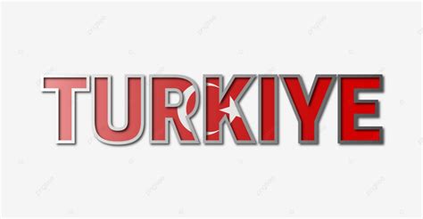 Turkiye Flag Text Vector Transparent, Turkiye Text, Turkiye Artfont, Turkiye PNG and Vector with ...