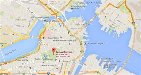 Where is Boston Common on map