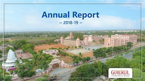 Annual Report 2018-19 | Shree Swaminarayan Gurukul International School Hyderabad - YouTube