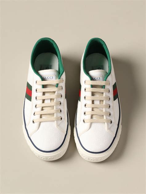 GUCCI: tennis 1977 gg zapatillas con telaraña | Zapatillas Gucci Hombre ...