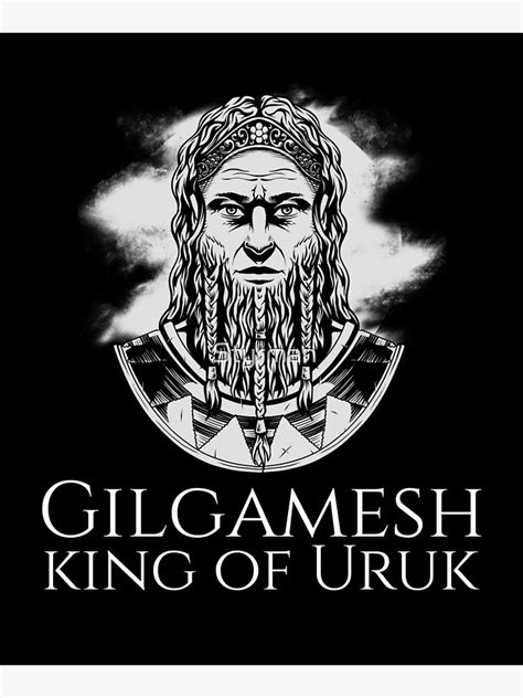 "Ancient Epic Sumerian Mythology Gilgamesh King Of Uruk" Mounted Print ...