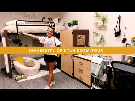 most epic university of utah dorm tour...EVER!!! - YouTube