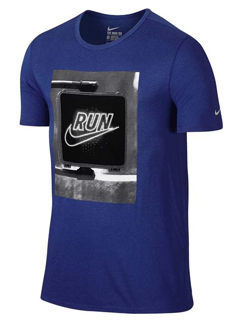 Nike - Nike Men's Dri-Fit Don't Walk Run Running T-Shirt-Deep Royal Blue - Walmart.com - Walmart.com