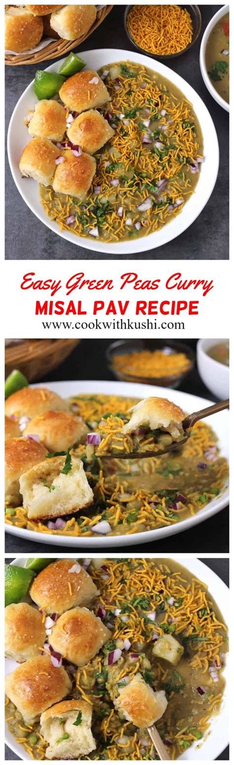 Misal Pav | How To Make Misal Pav Recipe - Cook with Kushi