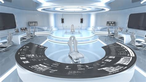 Sci-Fi Command Center 3D model - TurboSquid 1821559