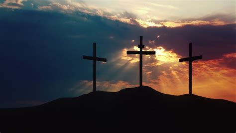 Three Cross On Calvary Hill Stock Footage Video 319423 | Shutterstock