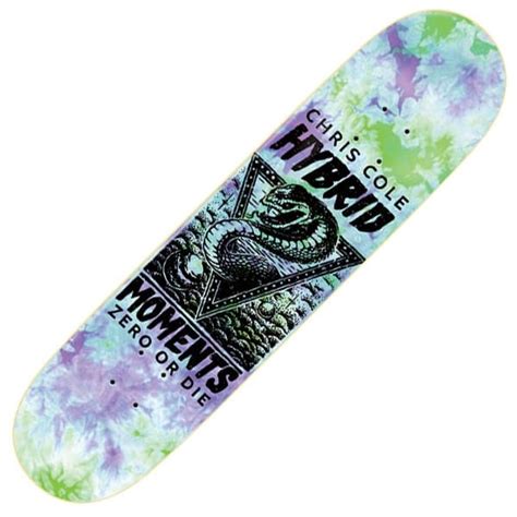 Zero Skateboards Zero Chris Cole Hybrid Moments Skateboard Deck 7.75'' - Skateboard Decks from ...