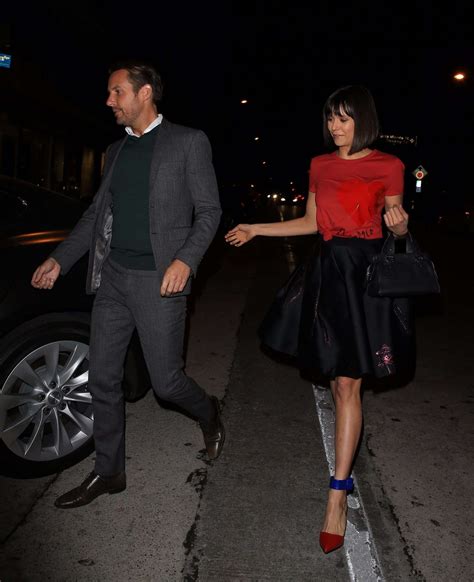 Nina Dobrev and Glen Powell: Leaving Craigs restaurant -09 | GotCeleb