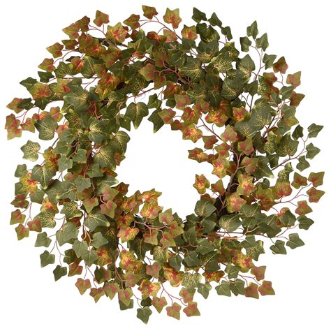 24" Harvest Green Ivy Wreath - Walmart.com - Walmart.com