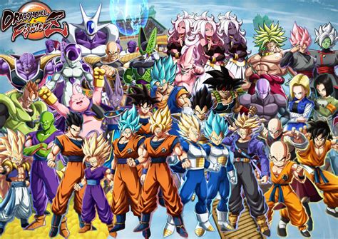 Download Powerful characters from the beloved anime franchise, 'Dragon Ball'" Wallpaper ...