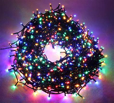 Christmas Concepts® 1000 Multi Colour Super Bright LED Multi Function String Lights - Indoor ...