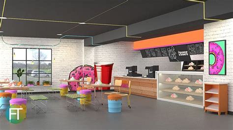 Dunkin Donuts Store Interior