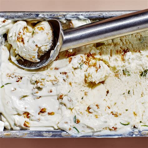 Labneh and Lime Ice Cream With Granola Recipe | Bon Appétit