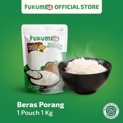 Jual FUKUMI Beras Porang Pouch 1 Kg - Shirataki / Konjac Rice | Shopee Indonesia