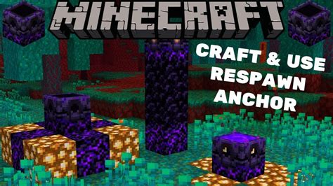 How To Craft Respawn Anchors In Minecraft To Revive In The Nether