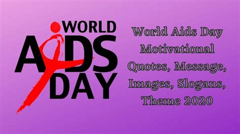 World Aids Day Motivational Quotes, Message, Images, Slogans, Theme