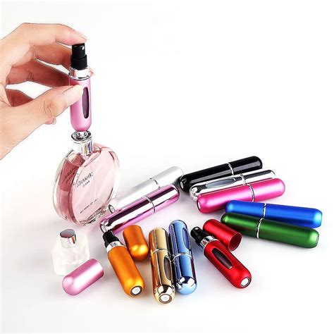 JSPP 03 1Pcs 5ml mini portable perfume bottle, bottom perfume perfume bottle, atomizer, 13 color ...