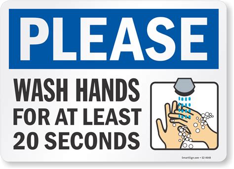 Hand Wash Sign