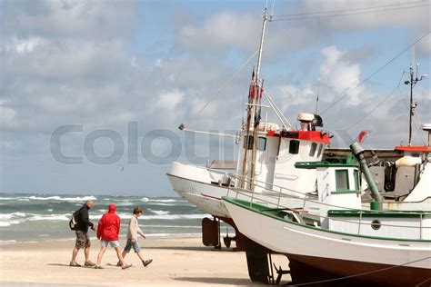 fishing boats in denmark | Stock image | Colourbox