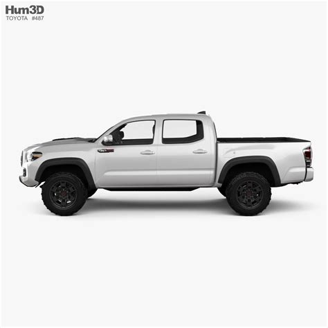 Toyota Tacoma Double Cab TRD Pro 2020 3D model - Vehicles on Hum3D Toyota Tacoma Double Cab, Trd ...