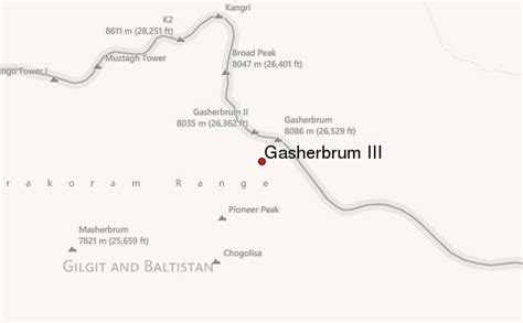 Gasherbrum III Mountain Information