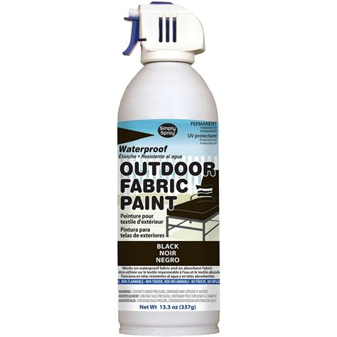 Outdoor Spray Fabric Paint 13.3oz-Black - Walmart.com - Walmart.com