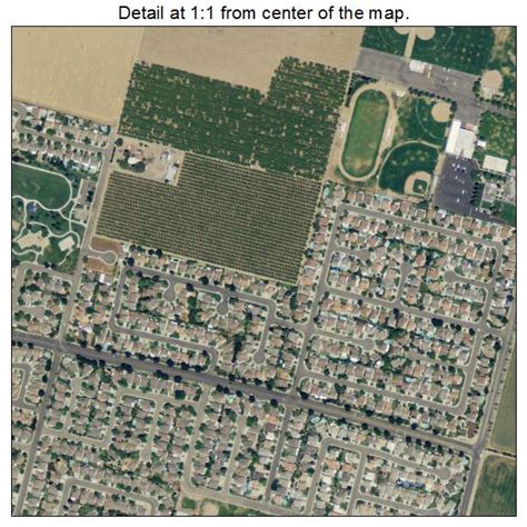 Aerial Photography Map of Salida, CA California