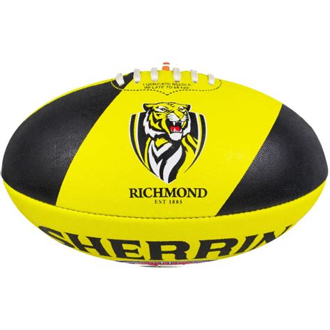 Richmond Tigers Sherrin Synthetic Club Football size 5