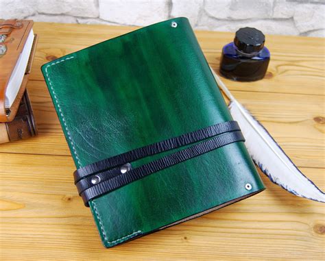 Leather Notebook Personalized Custom Leather Journal Diary - Etsy