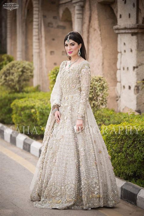 Pakistani White Bridal Dress - Etsy