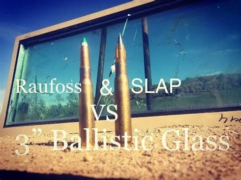 50 BMG SLAP and Raufoss rounds vs Humvee Ballistic Glass : Firearms