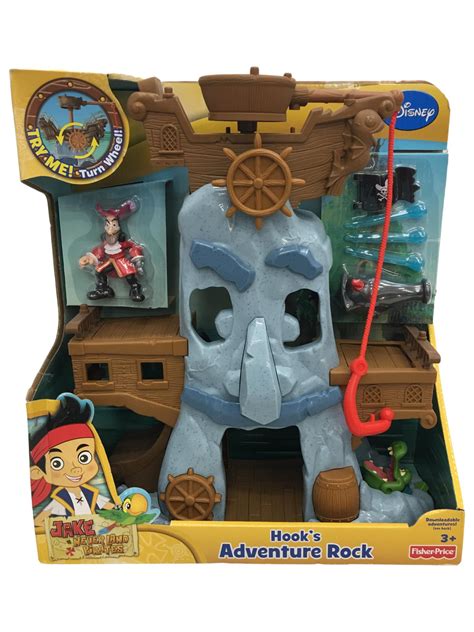 Jake and the Never Land Pirates Hook's Adventure Rock Play Set ...