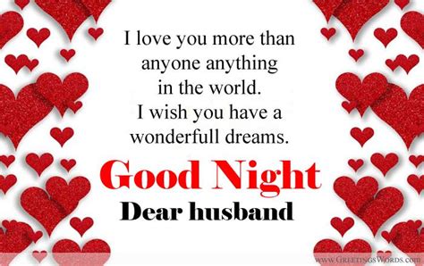 Good Night Wishes Messages For Husband