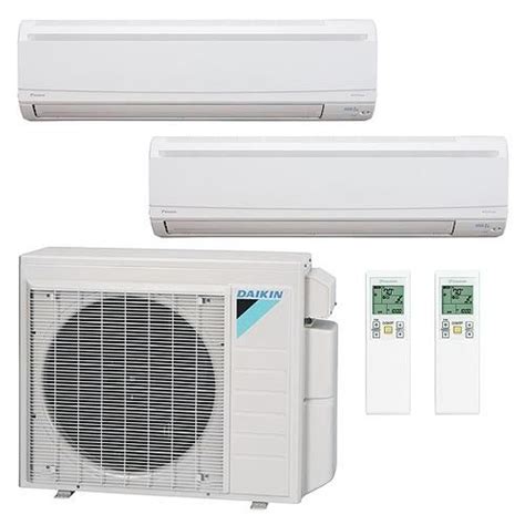 18,000 BTU 18 SEER Dual Zone Wall Mounted Daikin Mini-Split Heat Pump ...