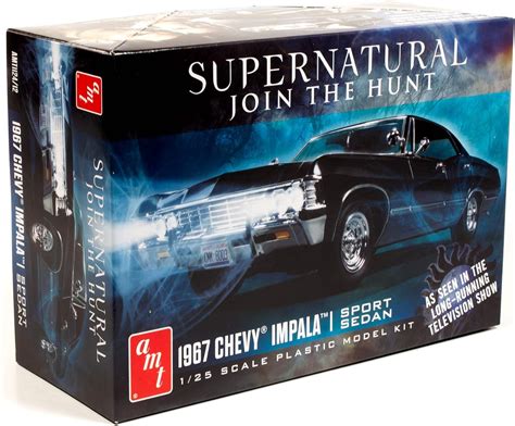 AMT 1967 Chevy Impala 4 portas Supernatural escala 1:25 kit de modelo | Amazon.com.br