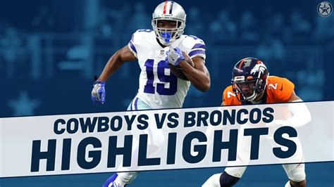 Dallas Cowboys Highlights Against Denver Broncos | Blogging the Boys ...