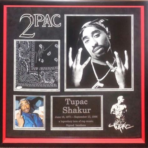 Tupac Shakur Signed And Personally Owned Bandana – FeaturePieces