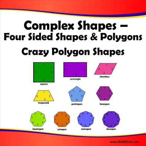 Four Sided Shapes & Polygons – Crazy Polygon Shapes