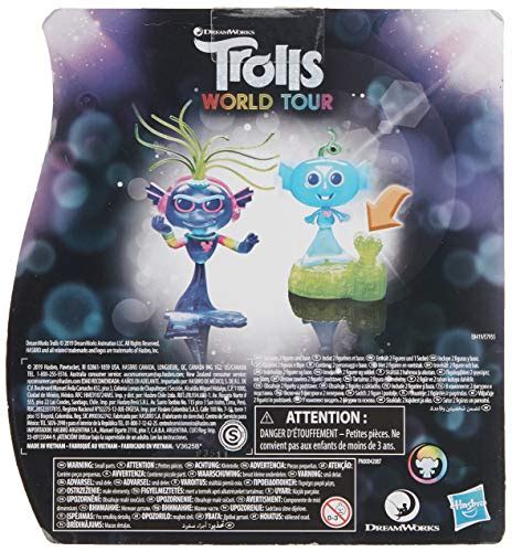 Trolls DreamWorks World Tour Techno Reef Bobble with 2 Figures, 1 with ...