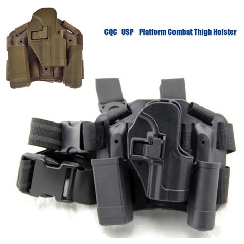 Tactical HK USP Gun Holster Polymer Drop Leg Thing Holster for H&K Compact USP Pistol-in ...