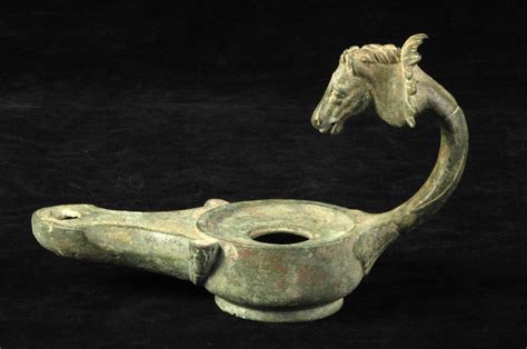 Roman Bronze Oil Lamp - LO.1269 For Sale | Antiques.com | Classifieds